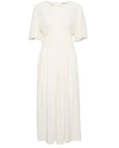Soaked In Luxury Whisper Brielle Dress Xs - White