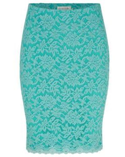 Rosemunde Stretch Lace Skirt Xs - Blue