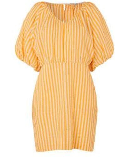 Second Female Golden Sorbet New Mini Dress Xs - Yellow