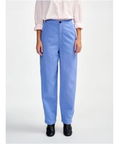 Bellerose Pantalon pasop en bleu d'hiver