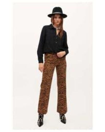 Wild Tiger -Print -Jeans - Mehrfarbig