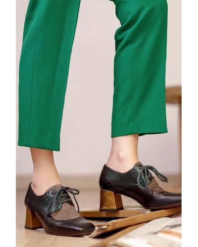 Chie Mihara Vulma Shoes Black - Green