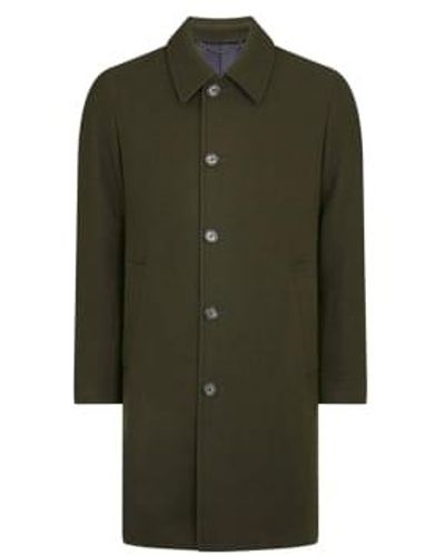 Remus Uomo Aiden Tailored Coat - Green
