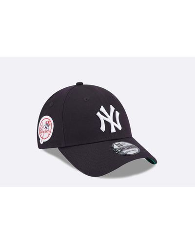 KTZ New York Yankees Team Side Patch 9forty Verstellbarer Kappe - Blau