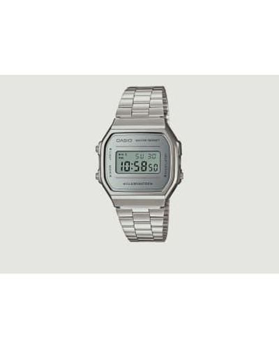Casio Vintage A 168 Wem 7 Ef Watch U - Gray