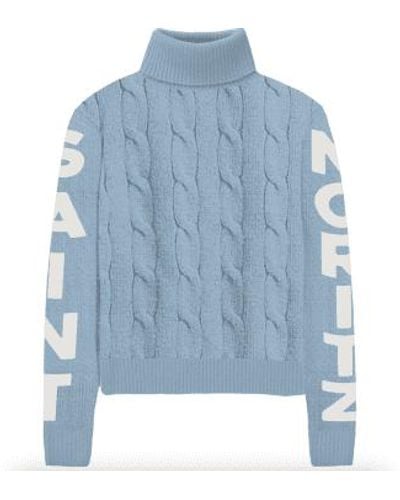 Mc2 Saint Barth Adler Turtleneck Sweater - Blu