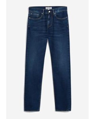 ARMEDANGELS Dylaano Shower Straight Fit Jeans - Blu