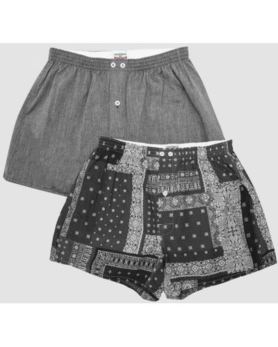Anonymous Ism 2 Pack Boxers Black - Gray