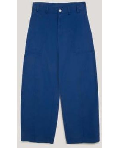 YMC Pantalon peggy bleu