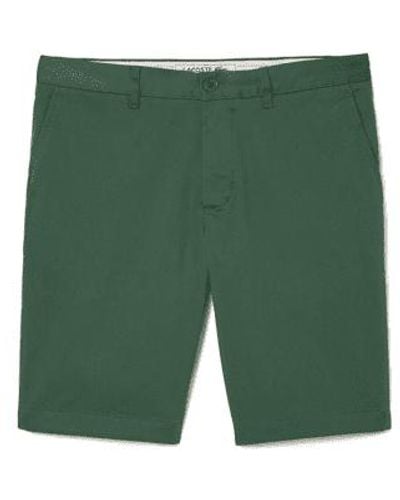 Lacoste Slim fit stretch cotton bermuda shorts sinopel grün grün