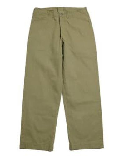 Buzz Rickson's Pantalon d'utilité n-3 - Vert