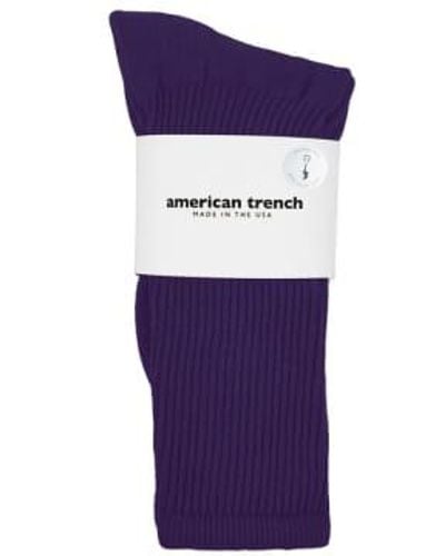 American Trench Chaussettes mil-spec - Violet