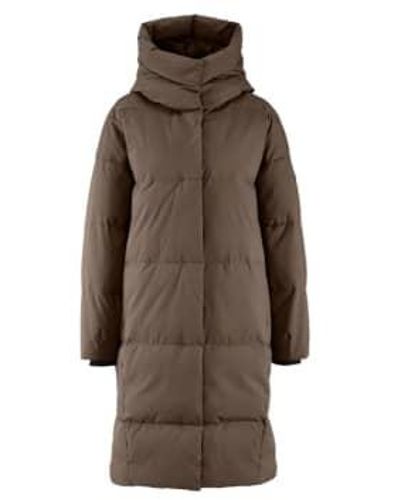 Cashmere Fashion Scandinavian Edition Winter Daunen Quilted Coat Swell Xs / Braun - Brown