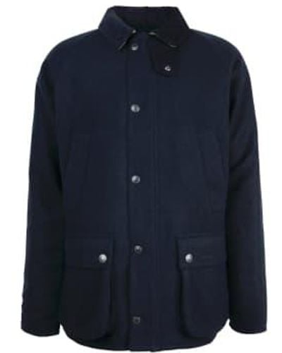 Barbour Bedale Pure Jacket Navy Small - Blue