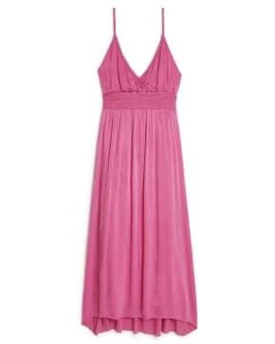 Louise Misha Plum Dress 36 - Pink