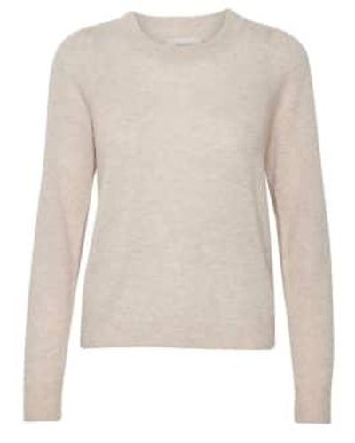Part Two Evina Cashmere Sweater In Melange - Neutro