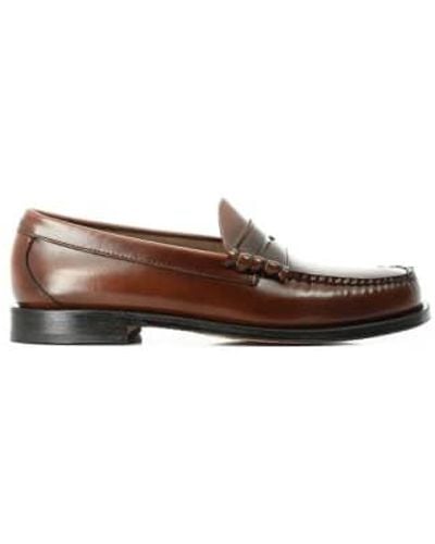 G.H. Bass & Co. Weejuns Larson Penny Loafers Leather - Marrone