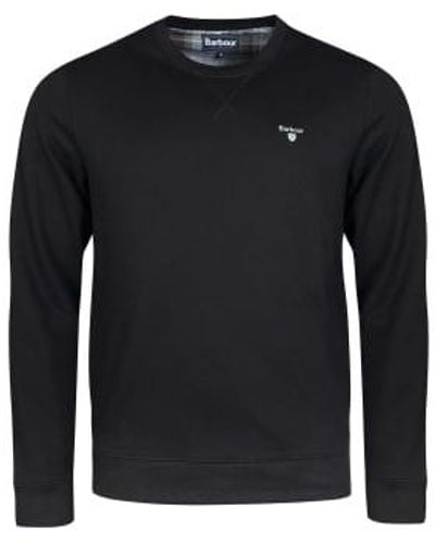 Barbour Ridsdale rundhals-sweatshirt schwarz