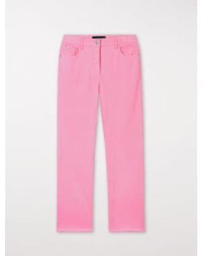 Luisa Cerano Baby flare jeans candy - Rose