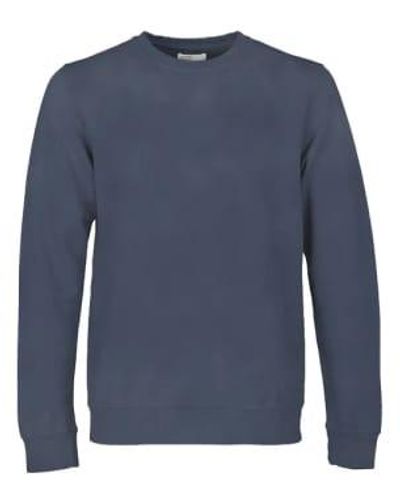 COLORFUL STANDARD Classic Organic Crew Neptune / M - Blue