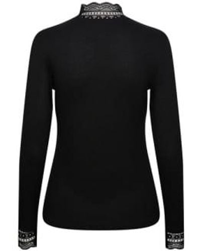 Y.A.S Yasellina Top Xs - Black