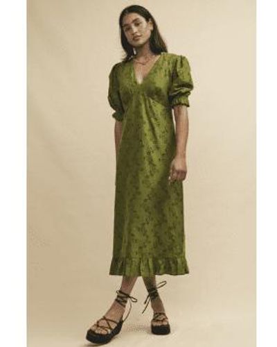 Nobody's Child Delilah Broiderie Dress - Green
