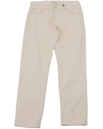 Woodbird Doc Twill Jeans, aus Weiß - Natur