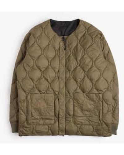 Taion X Beams Lights Reversible Ma1 Down Jacket Olive - Verde