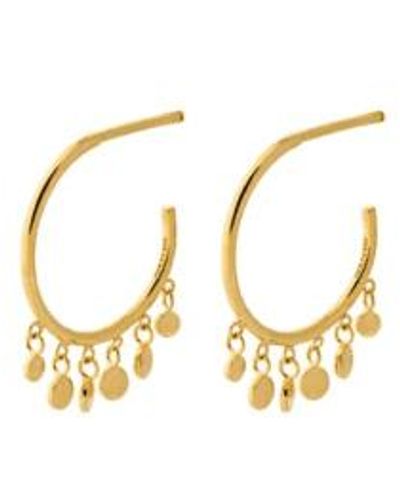 Pernille Corydon Glow Earrings Plated - Metallic