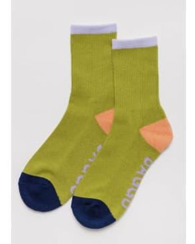 BAGGU Ribbed Socks - Verde