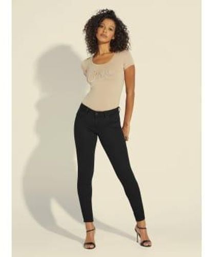 Guess 1981 High-rise Skinny Jeans Carrie 27 - Natural