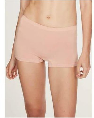 Thought Recycled Nylon Seamless Briefs Blush S - Pink