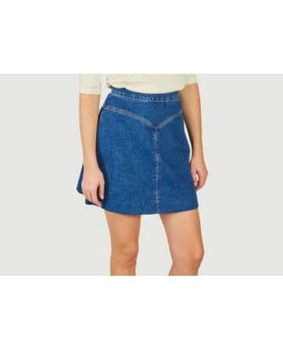 Tara Jarmon Jasmina Skirt - Blue