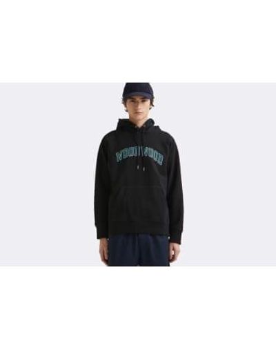 WOOD WOOD Fred ivy hoodie - Schwarz