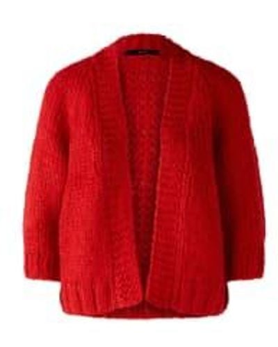 Ouí Aaute cardigan court - Rouge