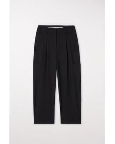Luisa Cerano High Waist Cargo Style Pants Size: 8, Col: 12 - Black