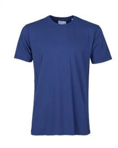 COLORFUL STANDARD T-shirt classique bleu