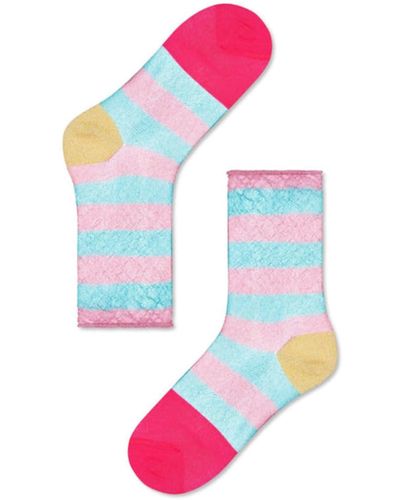 Happy Socks Socquettes Franca rose clair