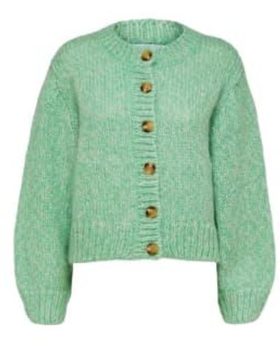 SELECTED Suanne Cardigan - Verde