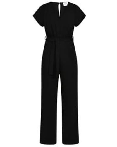Sisters Point Jumpsuit Or Girl V Neck - Nero