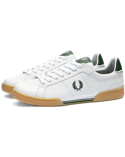 Fred Perry Authentic B722 Leather Sneaker White