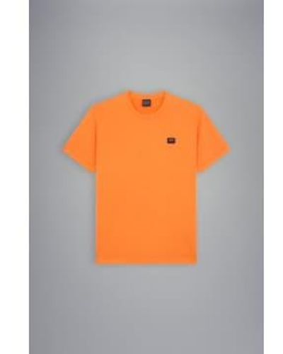 Paul & Shark Men's Garment Dyed Cotton T - Orange