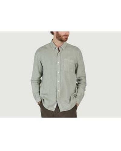 Edmmond Studios Linen Shirt M - Grey
