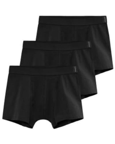 Bread & Boxers Pack 3 calzoncillos boxer negro