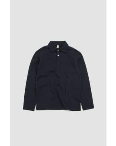 Another Aspect Another Polo Shirt 10 Night Sky Navy - Blu