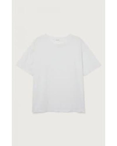 American Vintage Fizvalley T Shirt 1 - Bianco