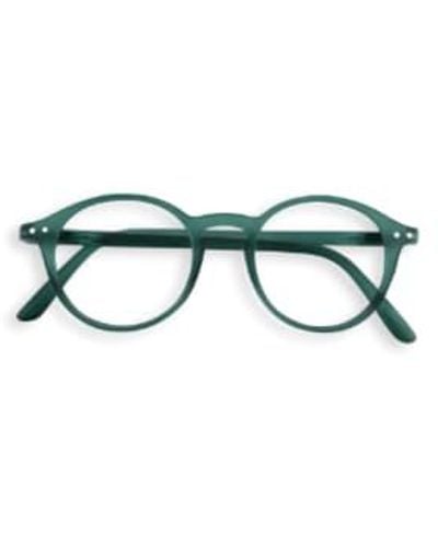 Izipizi Crystal Style D Reading Glasses +1 - Green