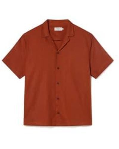 Thinking Mu Hemp Jules Unisex Shirt S - Red