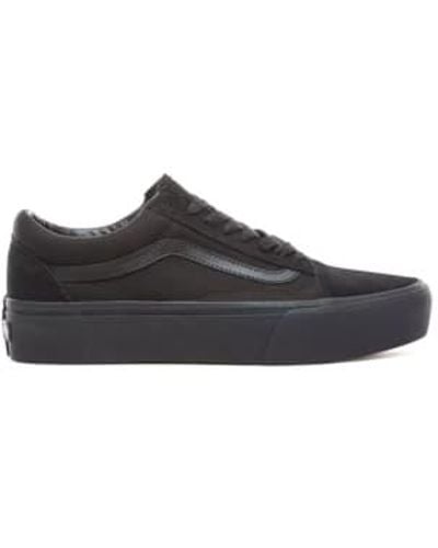 Vans Old Skool Platform Shoes 38 1/2 - Black