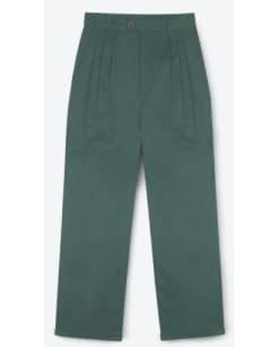 Lowie Pantalones anchos dril ver - Verde
